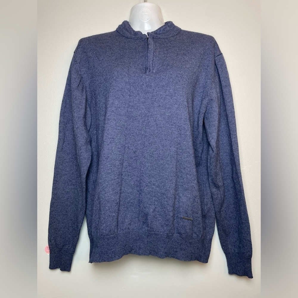 Caporiccio Purple Wool Blend Women Sweater Quarter Zip Size Large 52 Italy